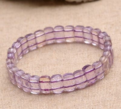 純天然紫黃晶刻面手排 廠家批發(fā)尾貨出清的品質之選