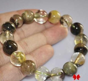 紅動珠寶巴西天然白水晶綠幽靈手鏈 聚寶盆水晶的靈性與美學