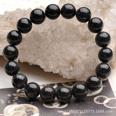 璀璨之選 10mm圓珠黑發(fā)晶手鏈的魅力與選購指南