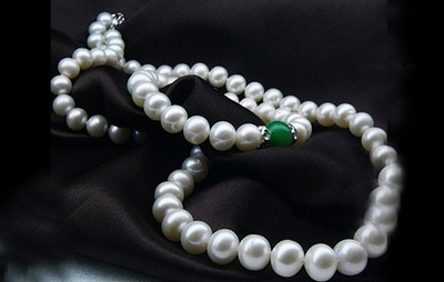 石玥珠寶天珠與天然淡水珍珠項(xiàng)鏈?zhǔn)宙滆b賞 聚美優(yōu)品名品特賣正品之選